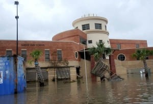 high school near beaumont flooded after rita